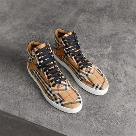 burberry sneakers men|burberry high top sneakers men's.